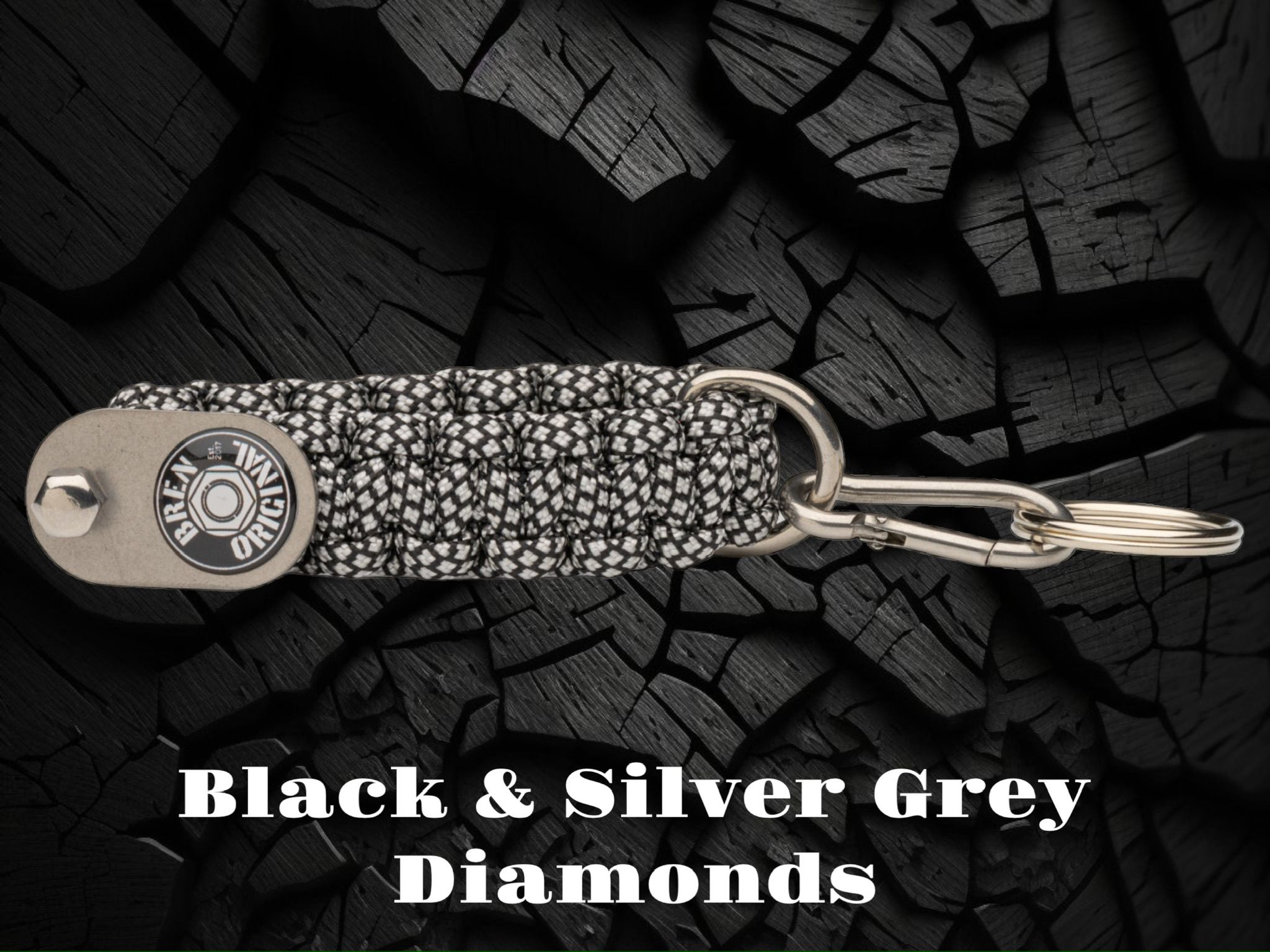 Black Siver Grey Diamonds