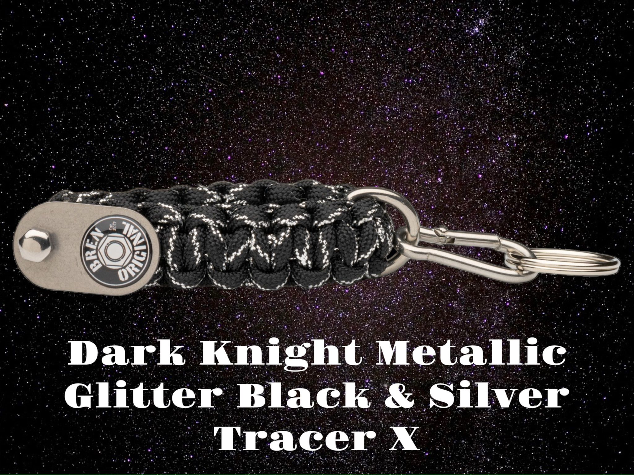 Dark Knight Metallic Glitter Black Silver TracerX