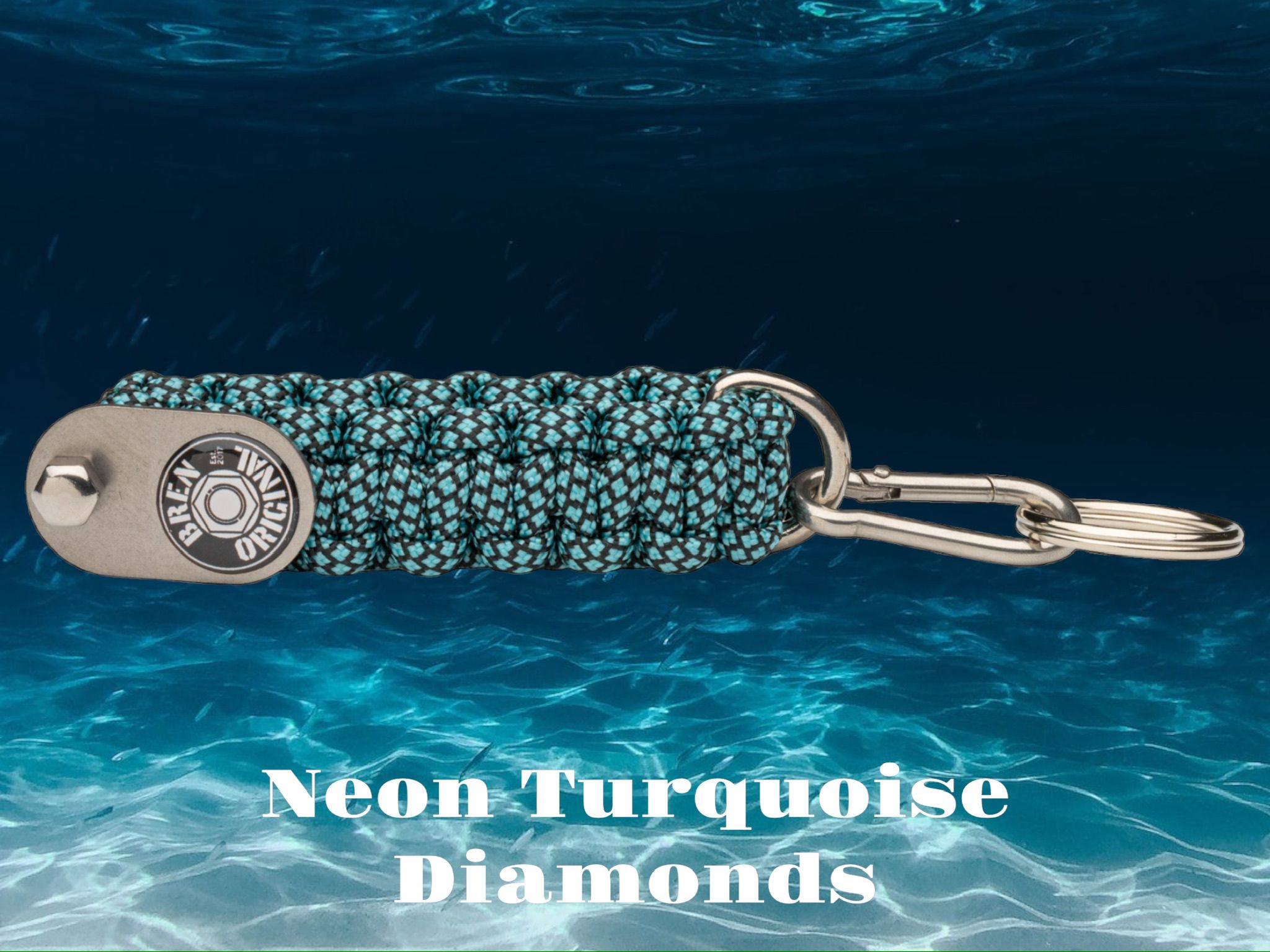 Neon Turquoise Diamonds