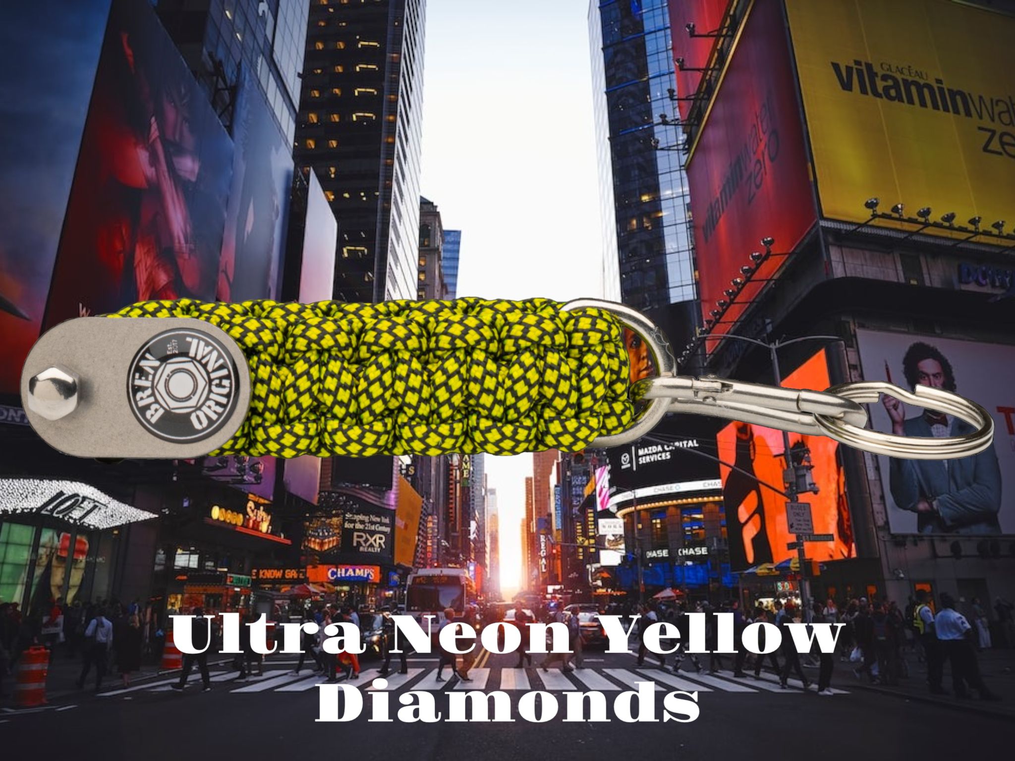 Ultra Neon Yellow Diamonds