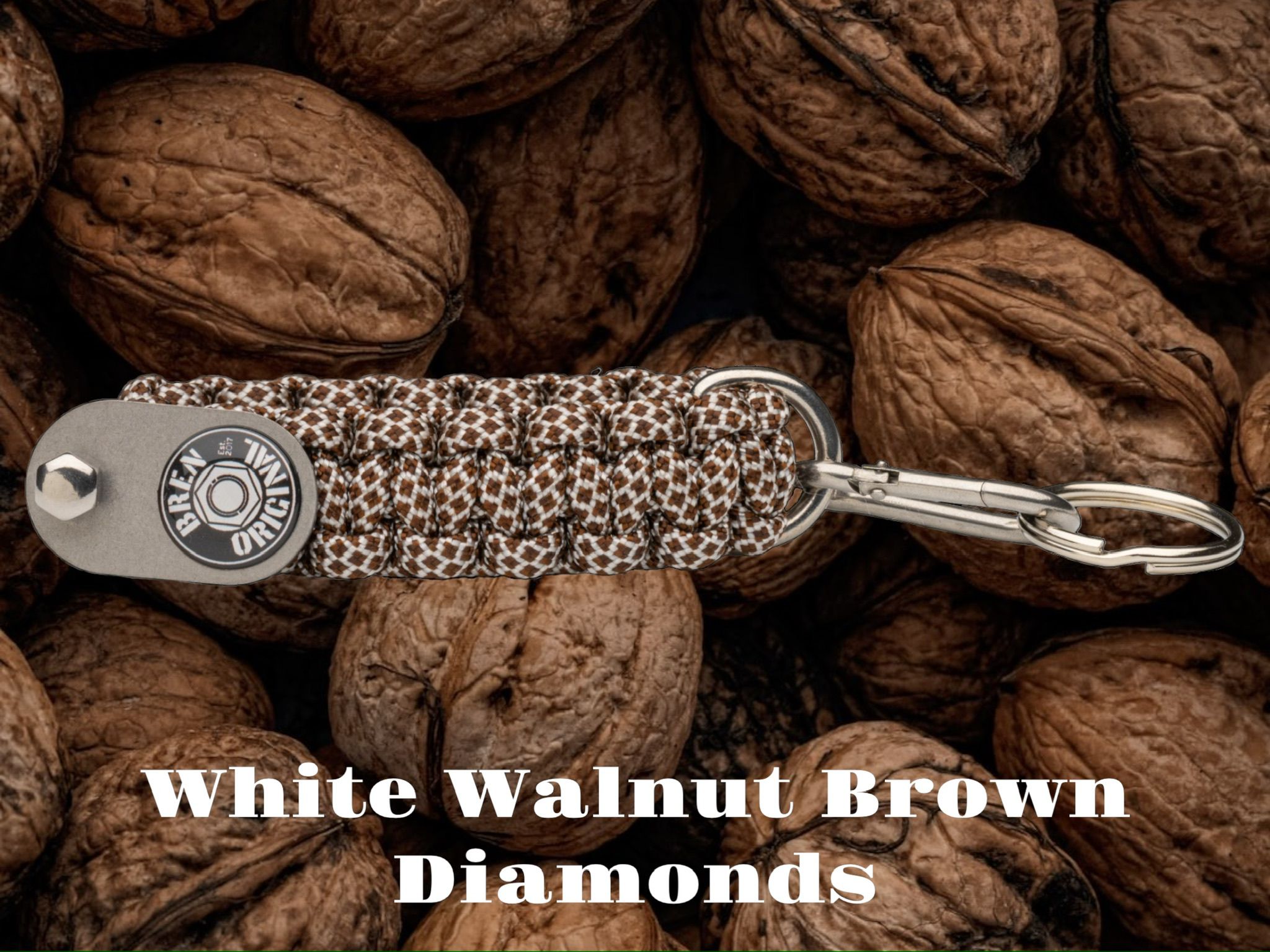 White Walnut Brown Diamonds